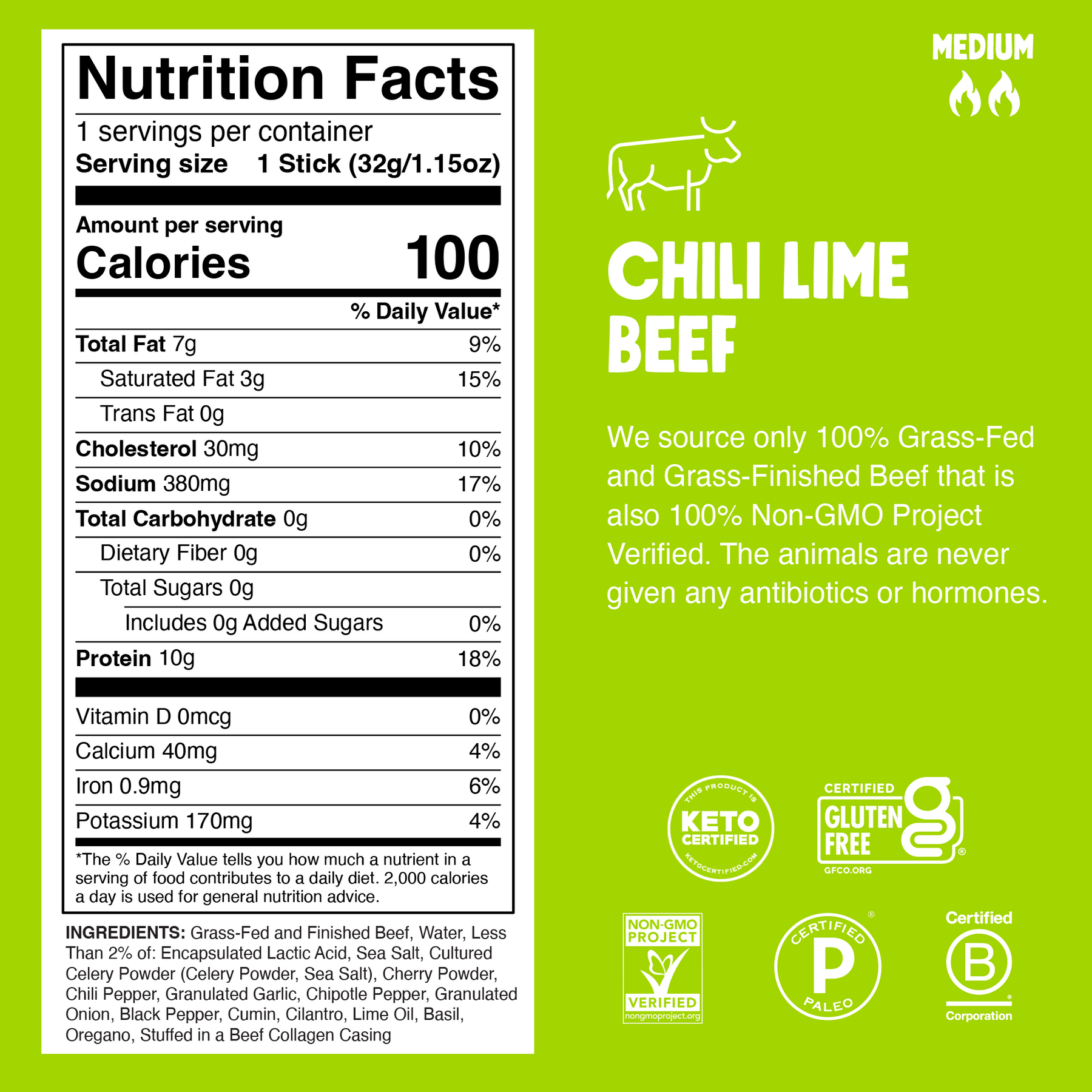 Chili Lime Beef - Outdoor Active Pick