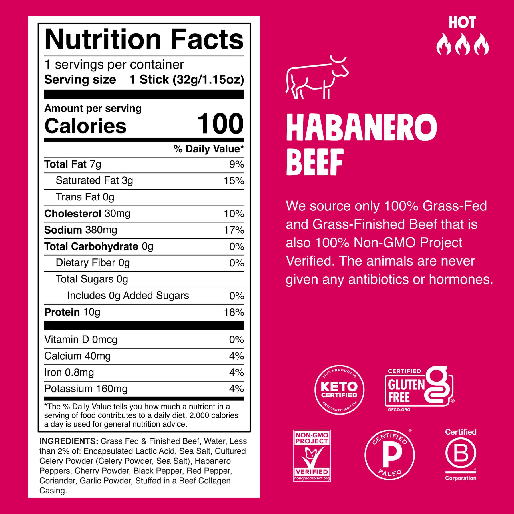 Habanero Beef - Travel Favorite